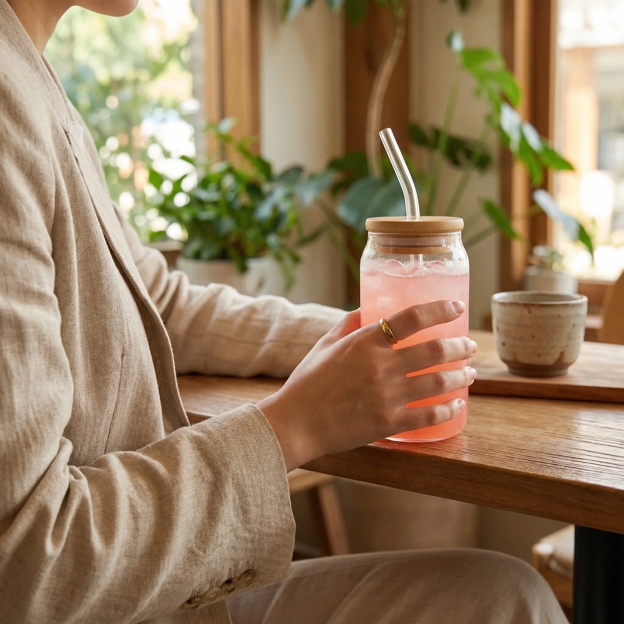 Grove glass — handheld